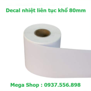 Decal nhiệt liên tục khổ 80mm