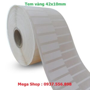 tem vàng 42x10mm