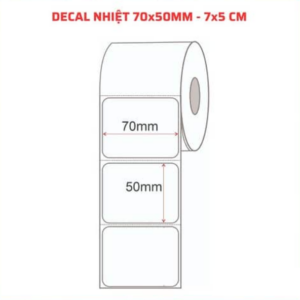 Decal nhiệt 70x50mm